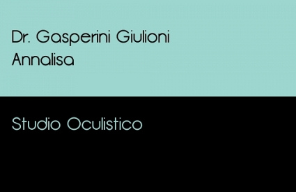 Dr. Gasperini Giulioni Annalisa