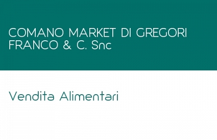 COMANO MARKET DI GREGORI FRANCO & C. Snc