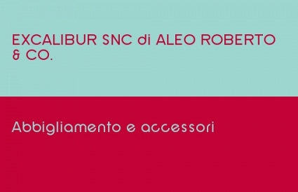 EXCALIBUR SNC di ALEO ROBERTO & CO.