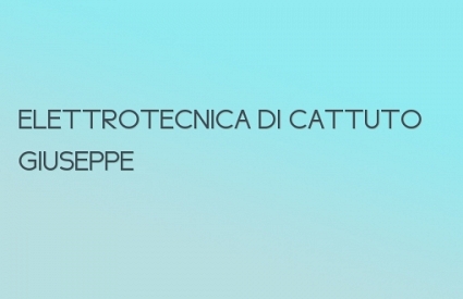 ELETTROTECNICA DI CATTUTO GIUSEPPE