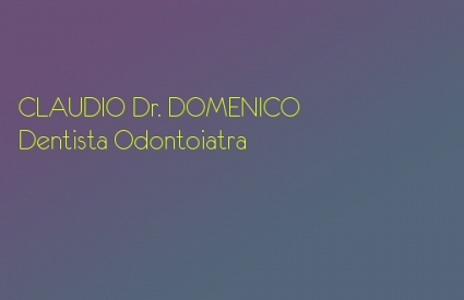 CLAUDIO Dr. DOMENICO
