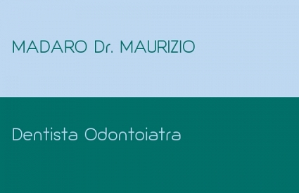 MADARO Dr. MAURIZIO