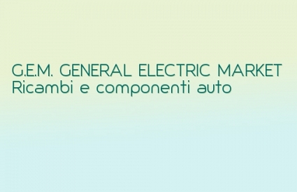 G.E.M. GENERAL ELECTRIC MARKET
