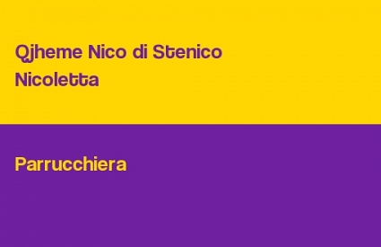 Qjheme Nico di Stenico Nicoletta