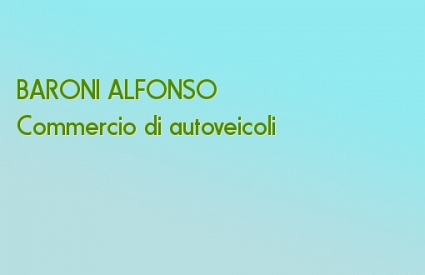 BARONI ALFONSO