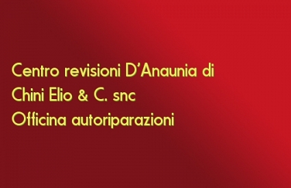 Centro revisioni D'Anaunia di Chini Elio & C. snc