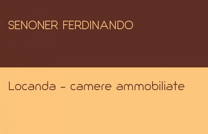 SENONER FERDINANDO