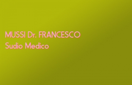 MUSSI Dr. FRANCESCO