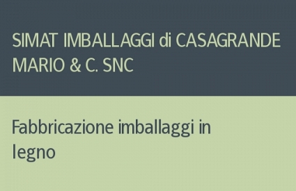 SIMAT IMBALLAGGI di CASAGRANDE MARIO & C. SNC