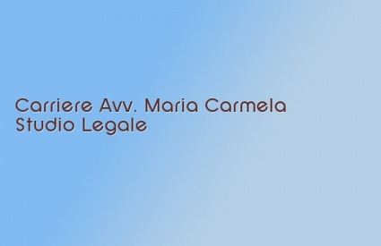 Carriere Avv. Maria Carmela