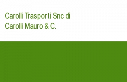 Carolli Trasporti Snc di Carolli Mauro & C.