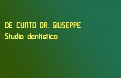 DE CUNTO DR. GIUSEPPE 