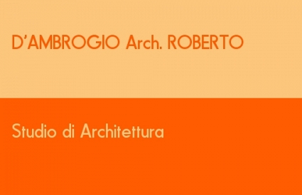 D'AMBROGIO Arch. ROBERTO
