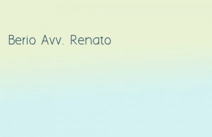 Berio Avv. Renato
