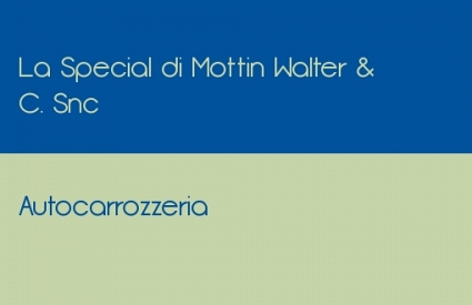 La Special di Mottin Walter & C. Snc