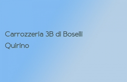 Carrozzeria 3B di Boselli Quirino