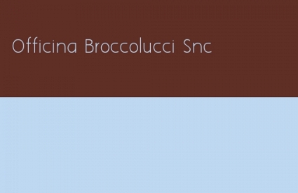 Officina Broccolucci Snc