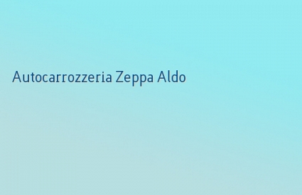 Autocarrozzeria Zeppa Aldo